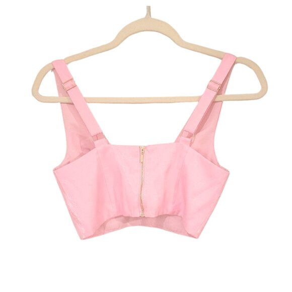 Runaway The Label Astrid Top and Mini Skirt Set In Bubble Gum Pink. Size XS. NEW - Picture 6 of 10